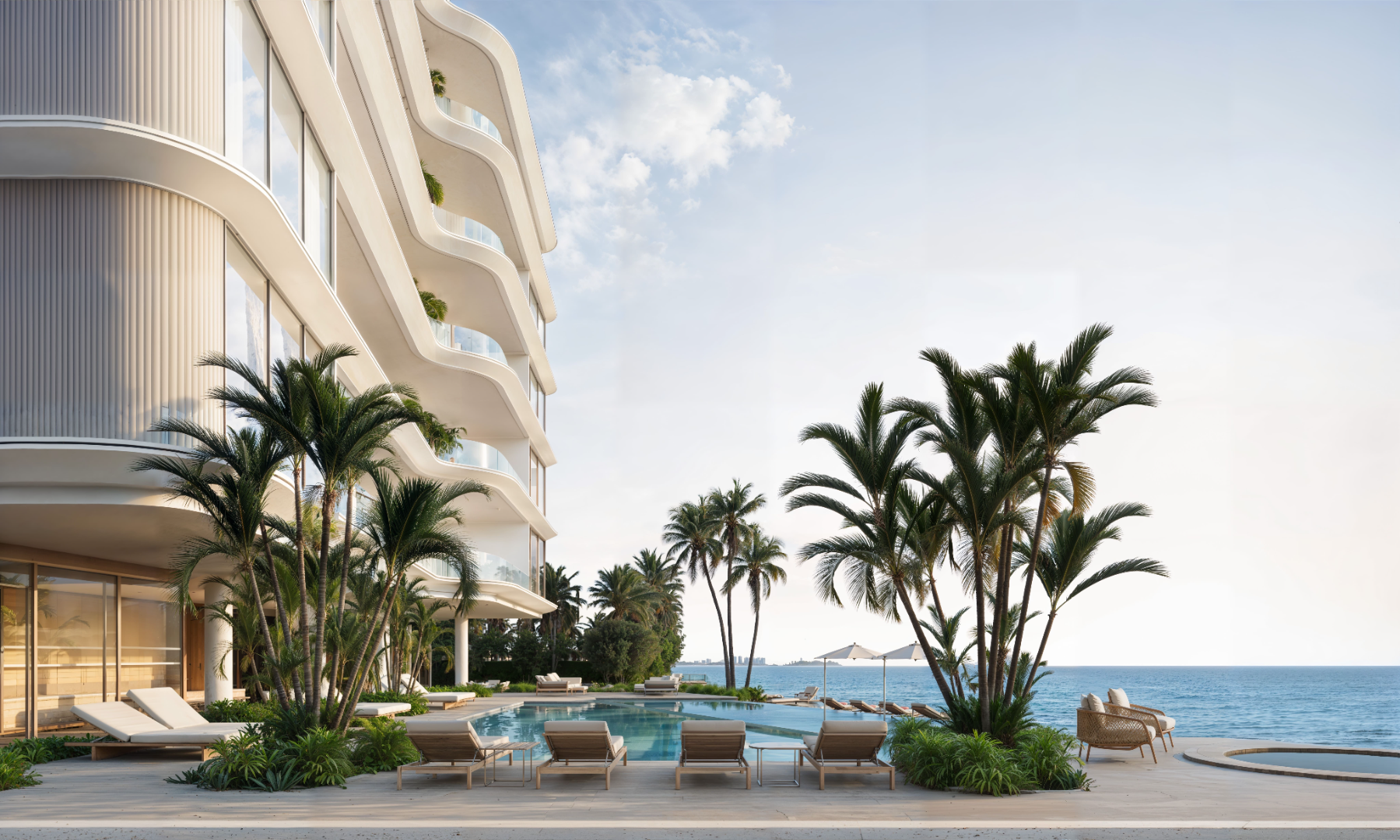 Primera línea del mar